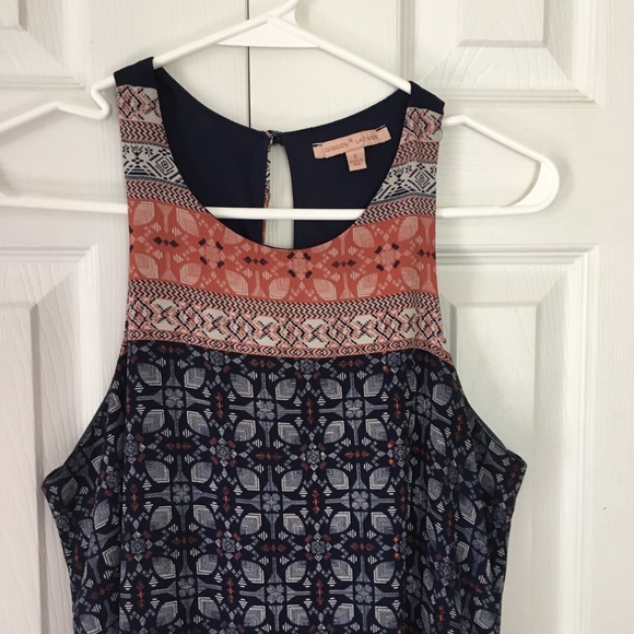 Maxi Dress small Gibson Latimar flowy side slits - Picture 2 of 8